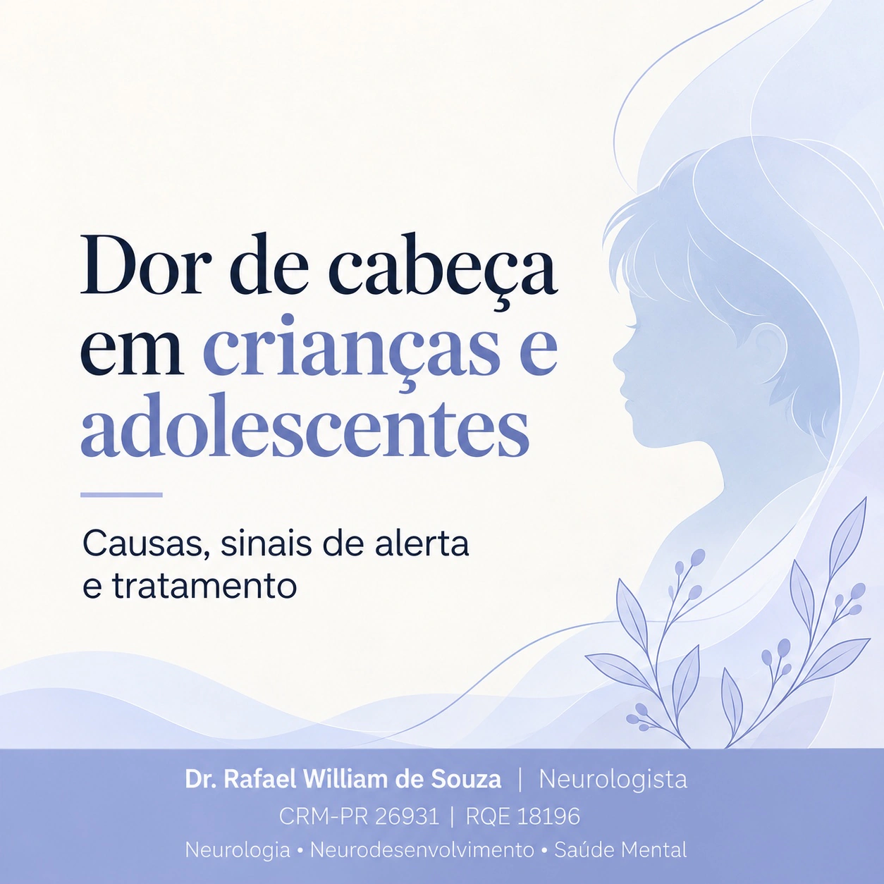 Capa do conteúdo Dor de cabeça em crianças e adolescentes